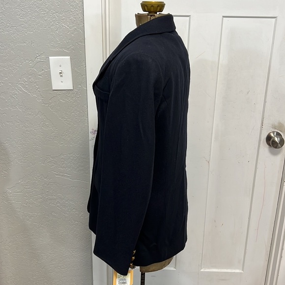 ETIENNE AIGNER WOOL NAVY BLUE BLAZER 6 - Picture 6 of 16